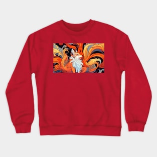 Nine-tail fox deity Crewneck Sweatshirt